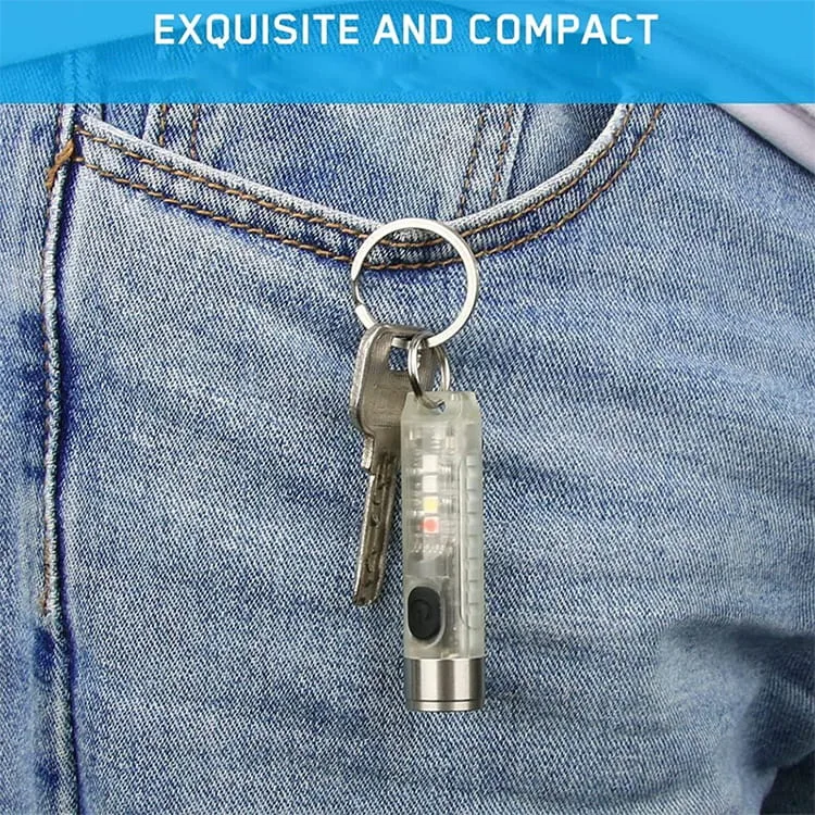 Rechargeable Mini Powerful Keychain Flashlight