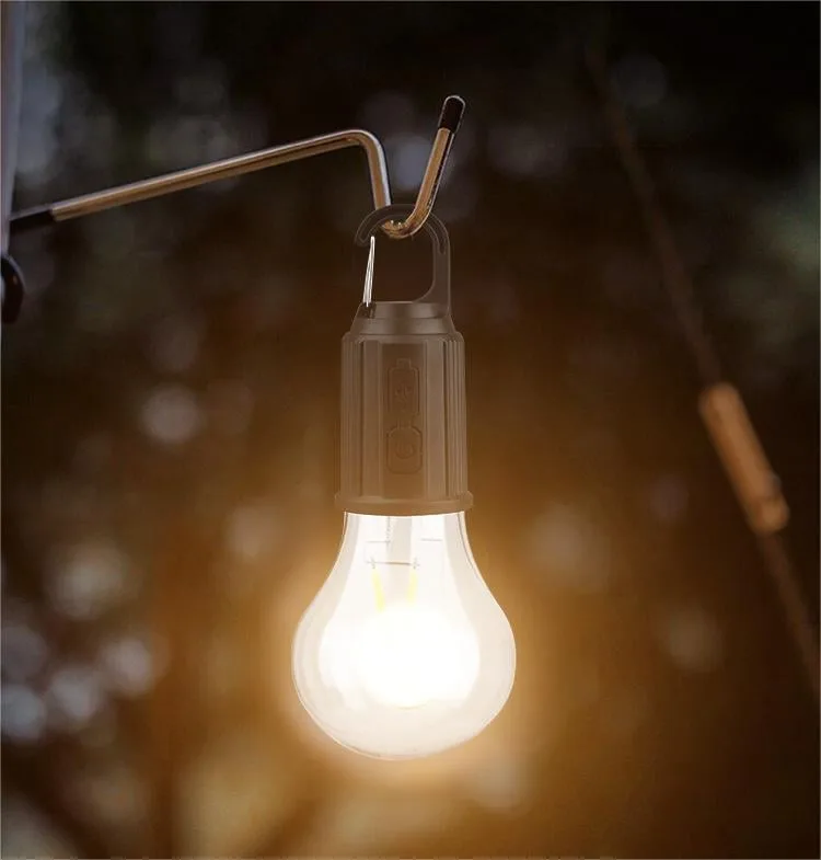 Rechargeable Retro Hanging Camping Light Bulb