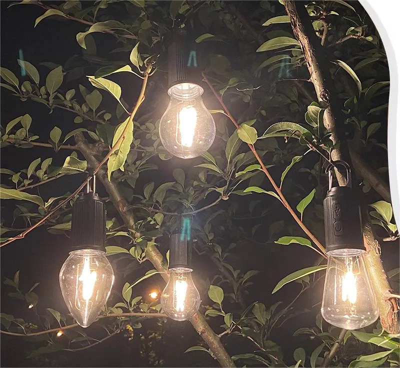 Rechargeable Retro Hanging Camping Light Bulb