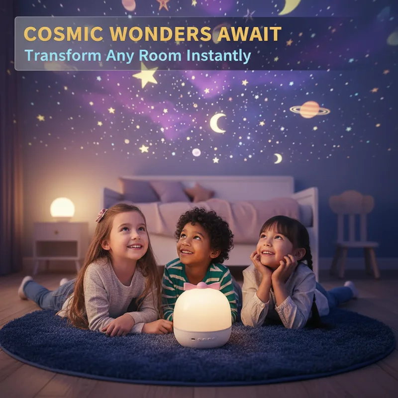 Rechargeable Rotating Star Projector Night Light