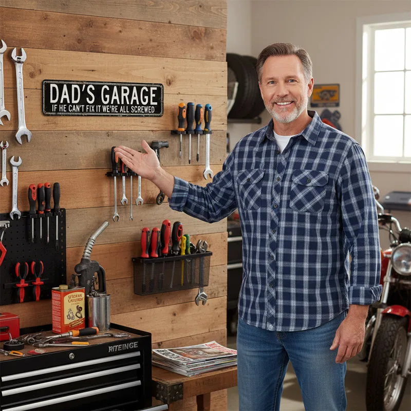 Retro Garage Sign for Dad
