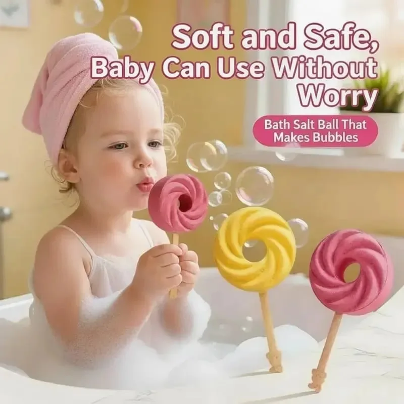 Reusable Lollipop Bath Bomb