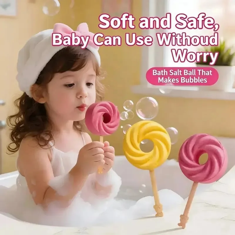 Reusable Lollipop Bath Bomb