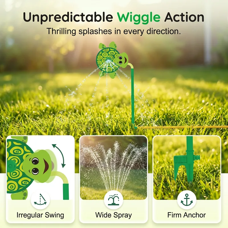 Rotating Backyard Water Play Sprinkler Toy