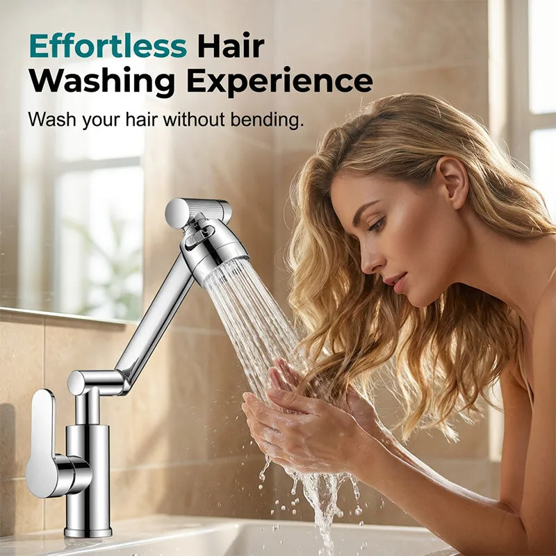 Rotating Mechanical Arm Faucet