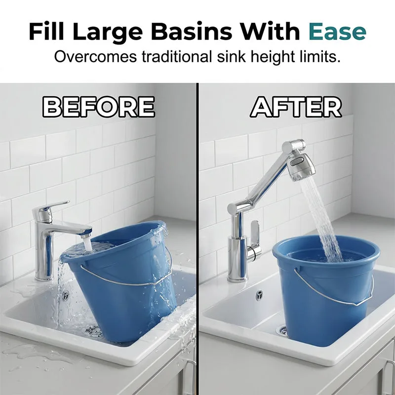 Rotating Mechanical Arm Faucet