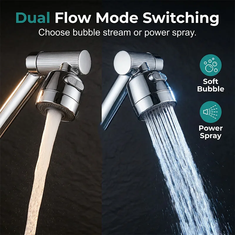 Rotating Mechanical Arm Faucet