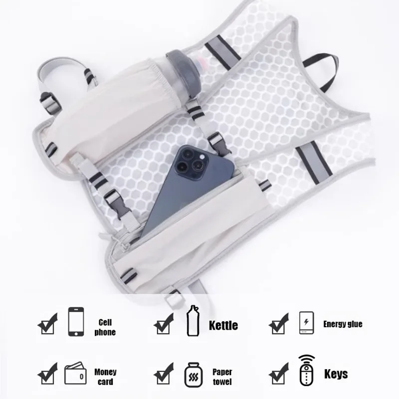 Running Vest Phone Bag for Outdoor Hiking & Mountaineering