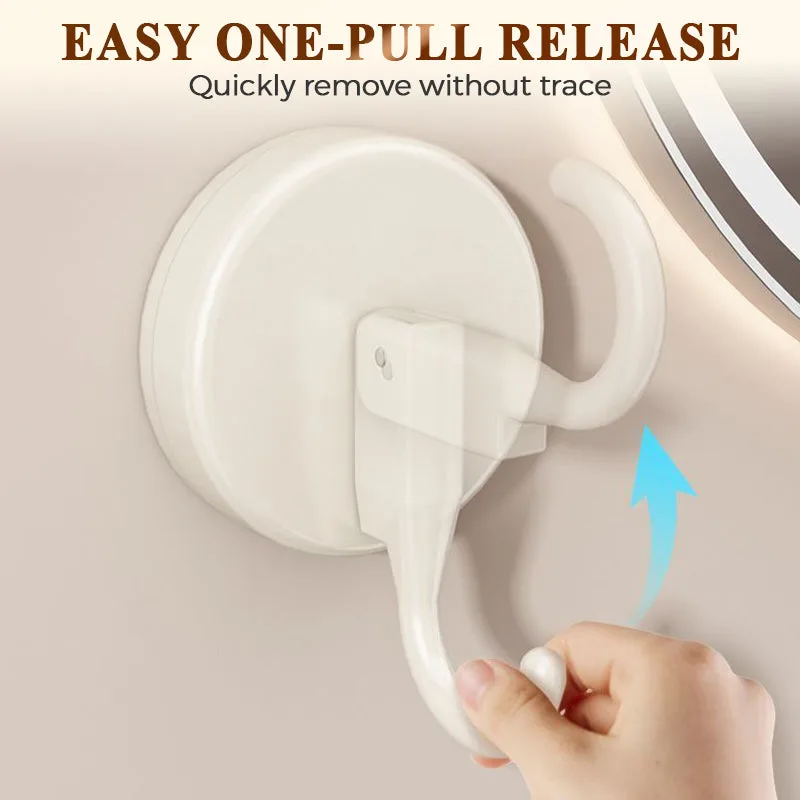 Seamless Suction Cup Hooks, No Drilling