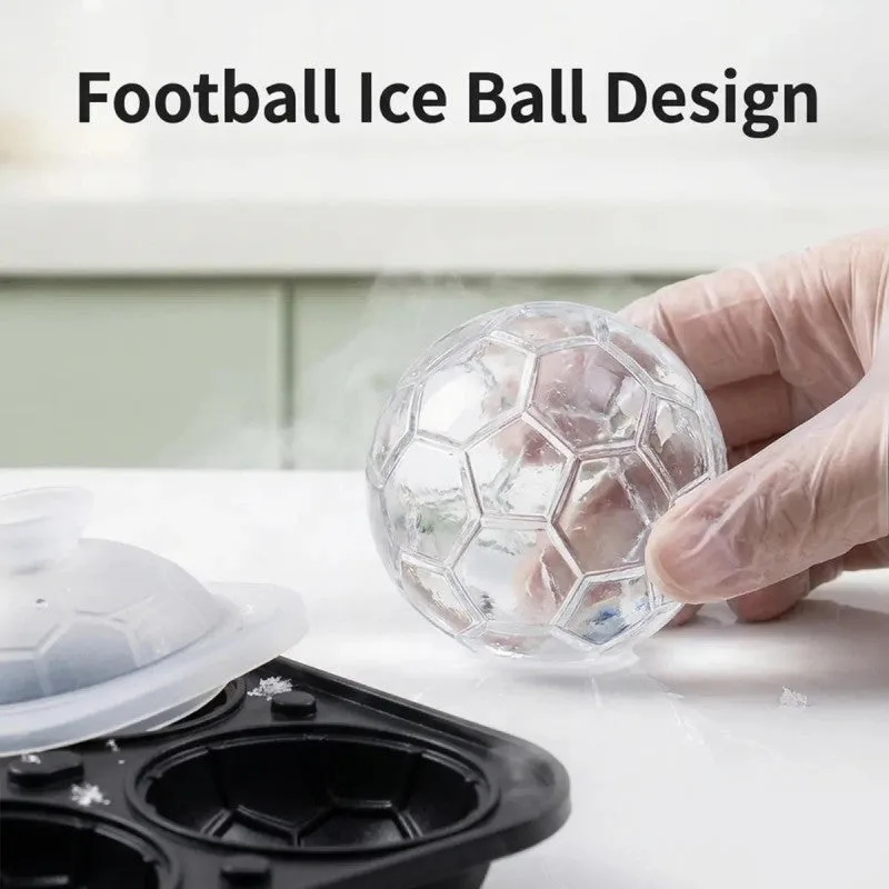 Silicone Soccer Ball Ice Cube Tray