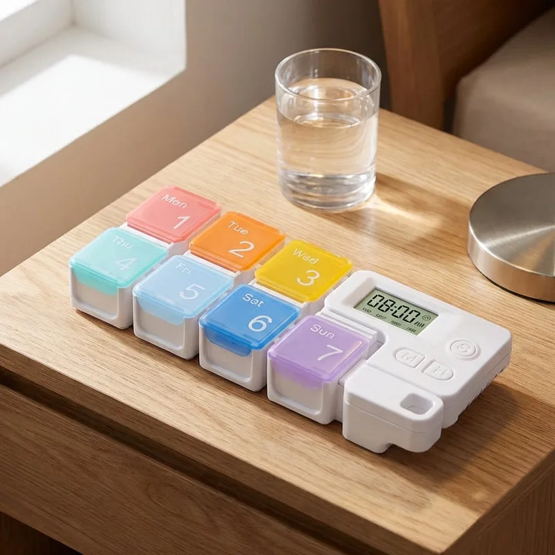 Smart Electronic Pill Box with Timed Reminder