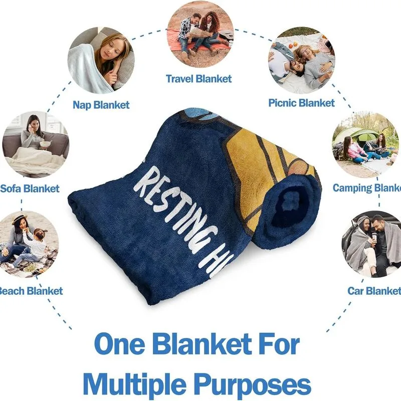 Soft Plush Throw Blanket for Dad