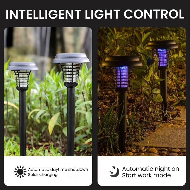 Solar Mosquito Zapper Light