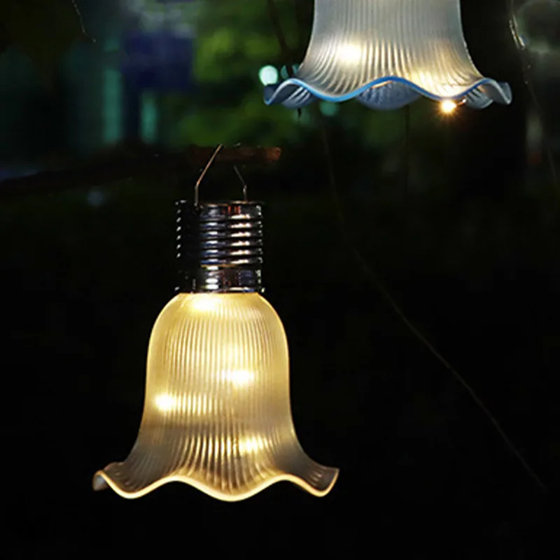 Solar-Powered Ballet Skirt Hanging Light