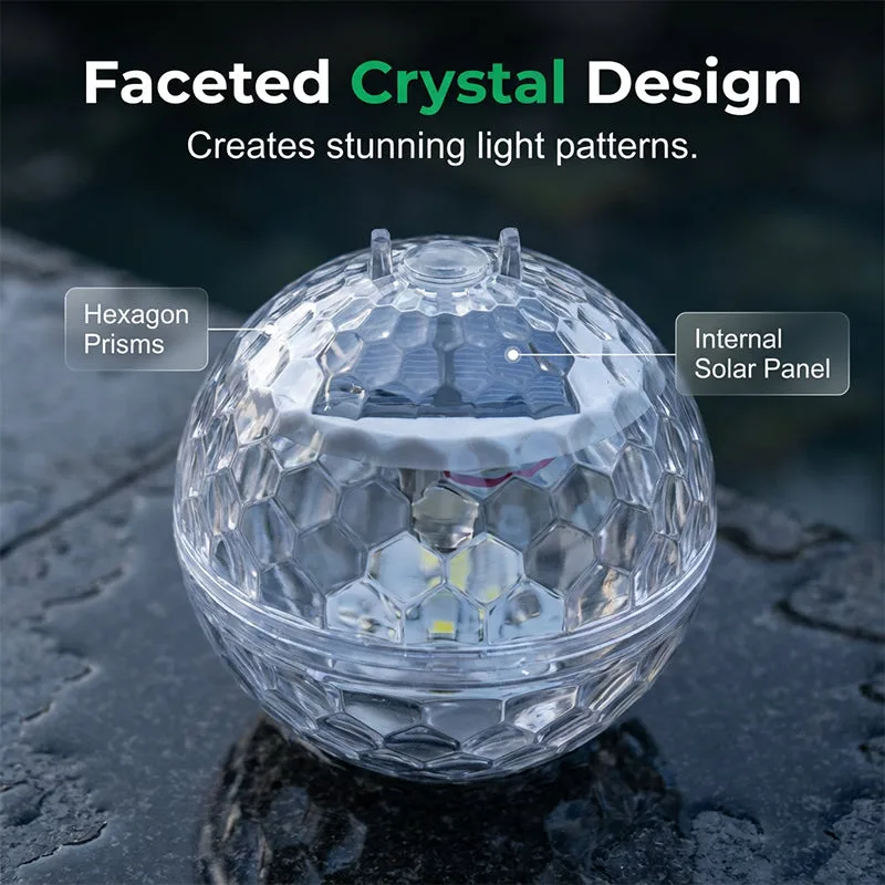 Solar-Powered Floating Pool Lights