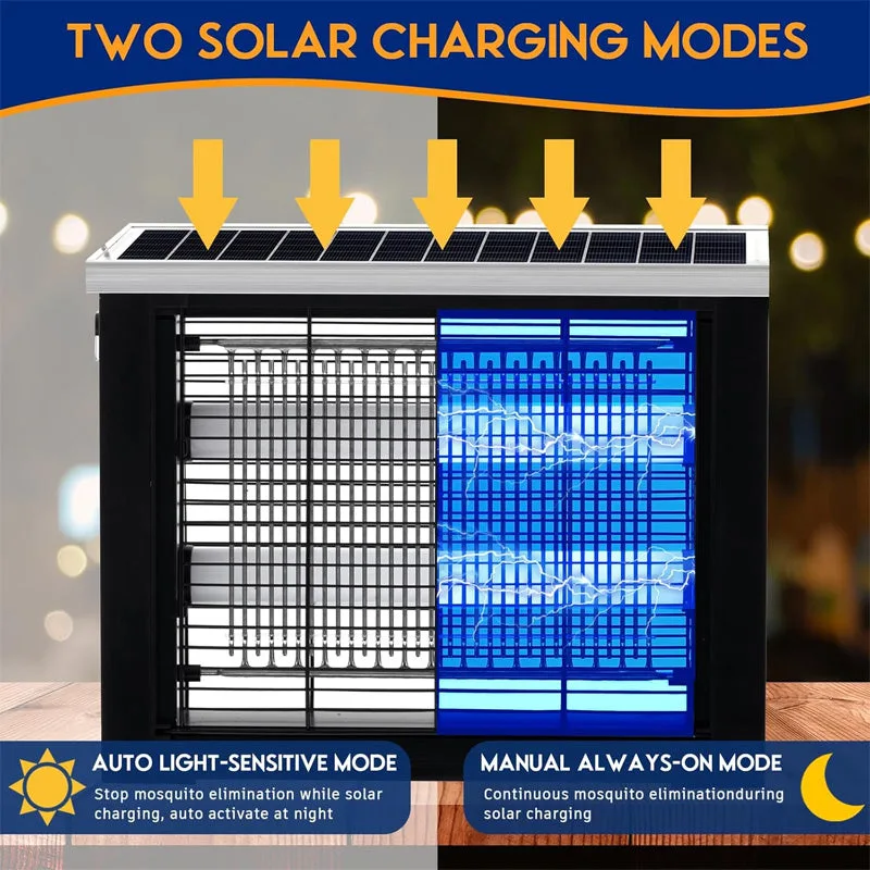 Solar-Powered Outdoor Bug Zapper