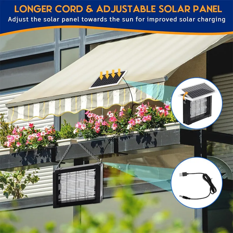 Solar-Powered Outdoor Bug Zapper