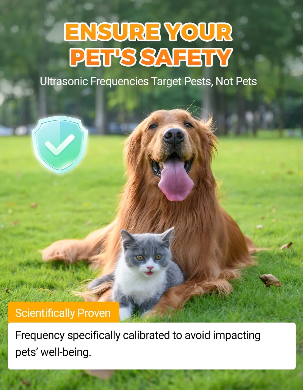 Solar Powered Waterproof Animal Repellent
