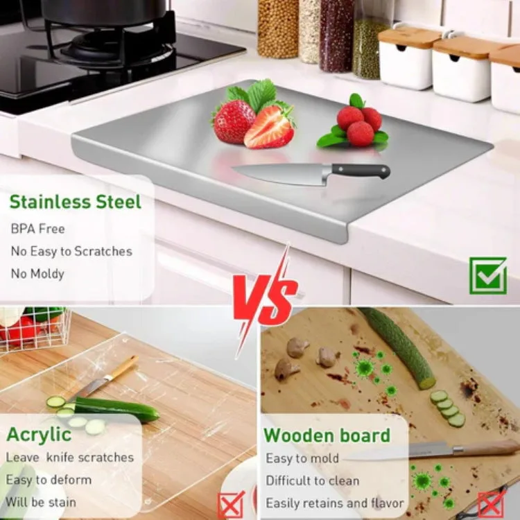 Stainless Steel Countertop Chopping Board