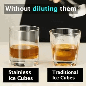 Stainless Steel Ice Cubes