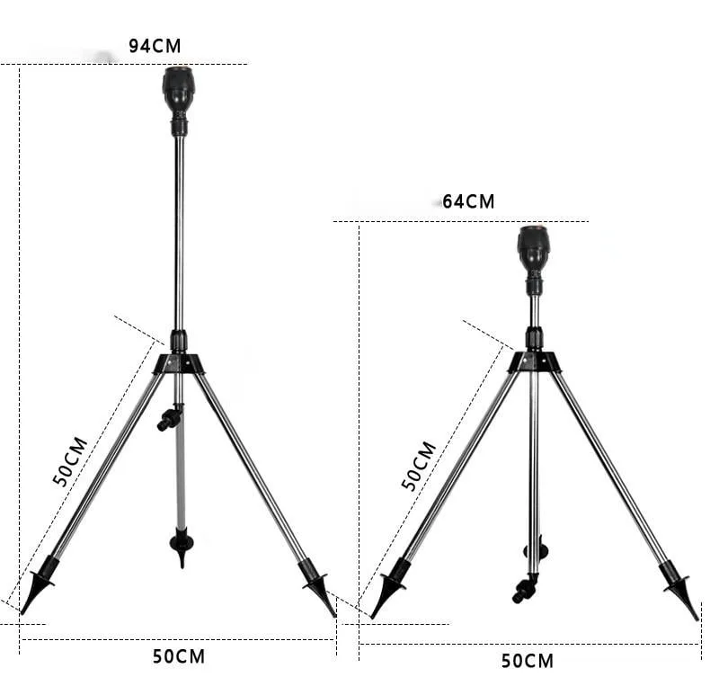 Stainless Steel Rotary Tripod Sprinkler