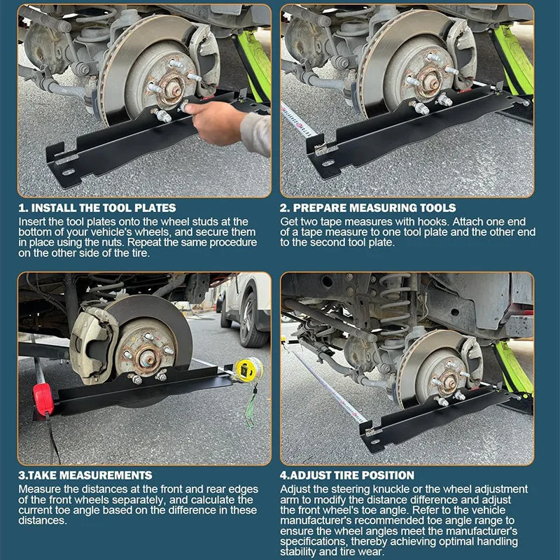 Stainless Steel Wheel Alignment Tool Plate