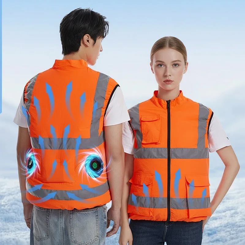 Summer Cooling Work Jacket with Reflective Strips