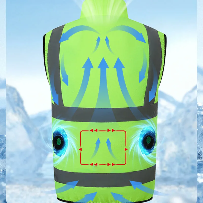 Summer Cooling Work Jacket with Reflective Strips