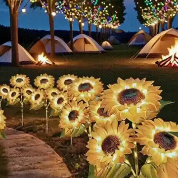 Sunflower Solar Lights