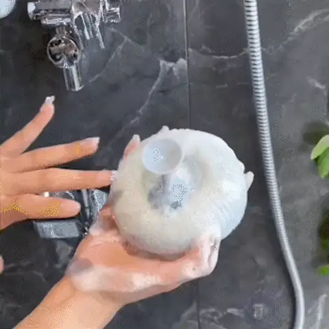Super Soft Sunflower Suction Cup Bath Ball