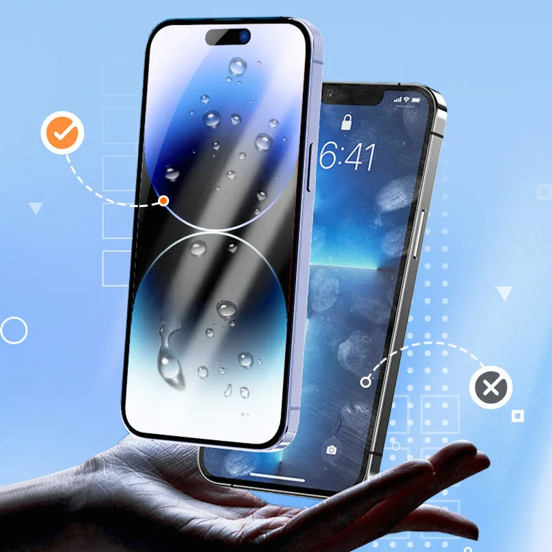 Tempered Glass Screen Protector with Installation Kit for iPhone 11 to 16