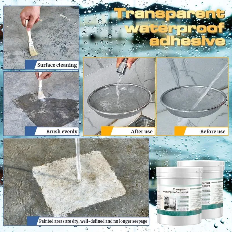 Transparent Waterproof Coating for Indoor & Outdoor