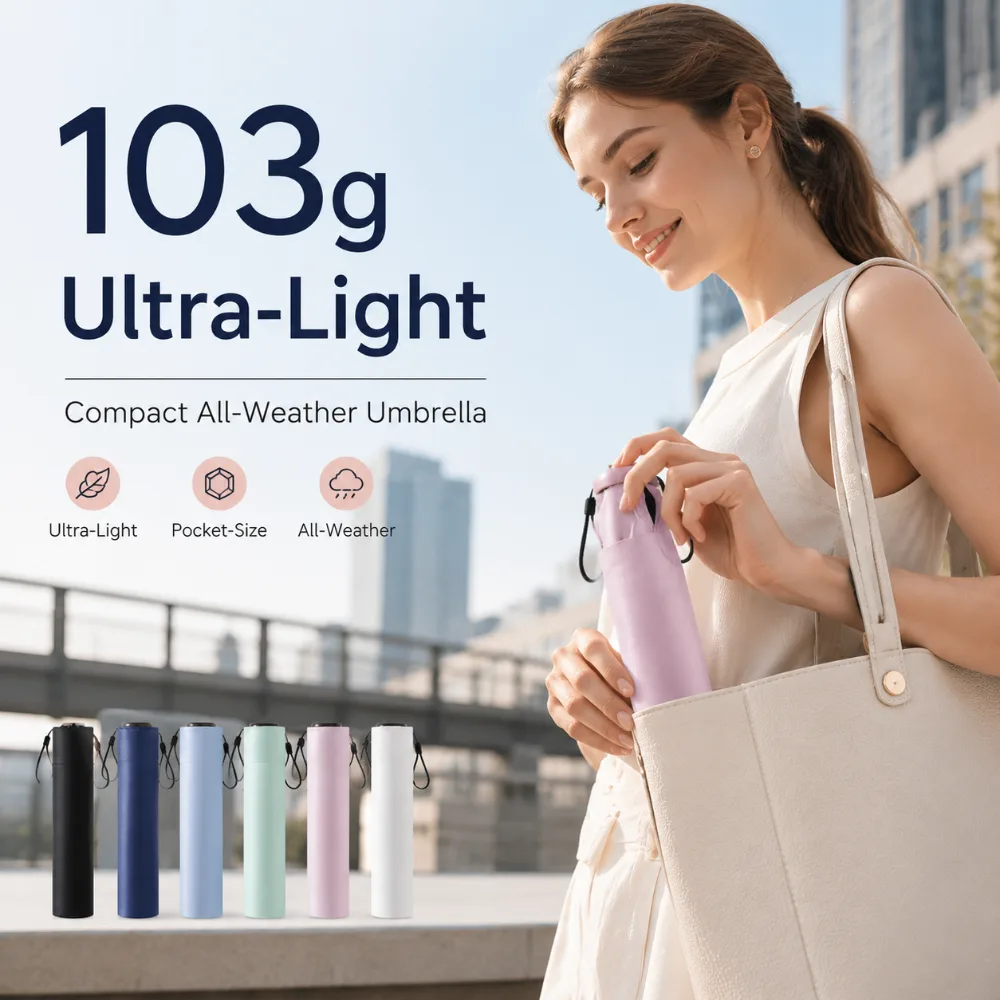 Ultra-Lightweight Compact All-Weather Umbrella