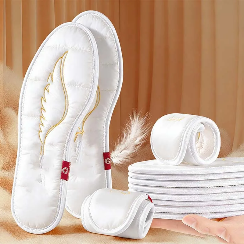 Unisex Breathable Plush Warm Insoles