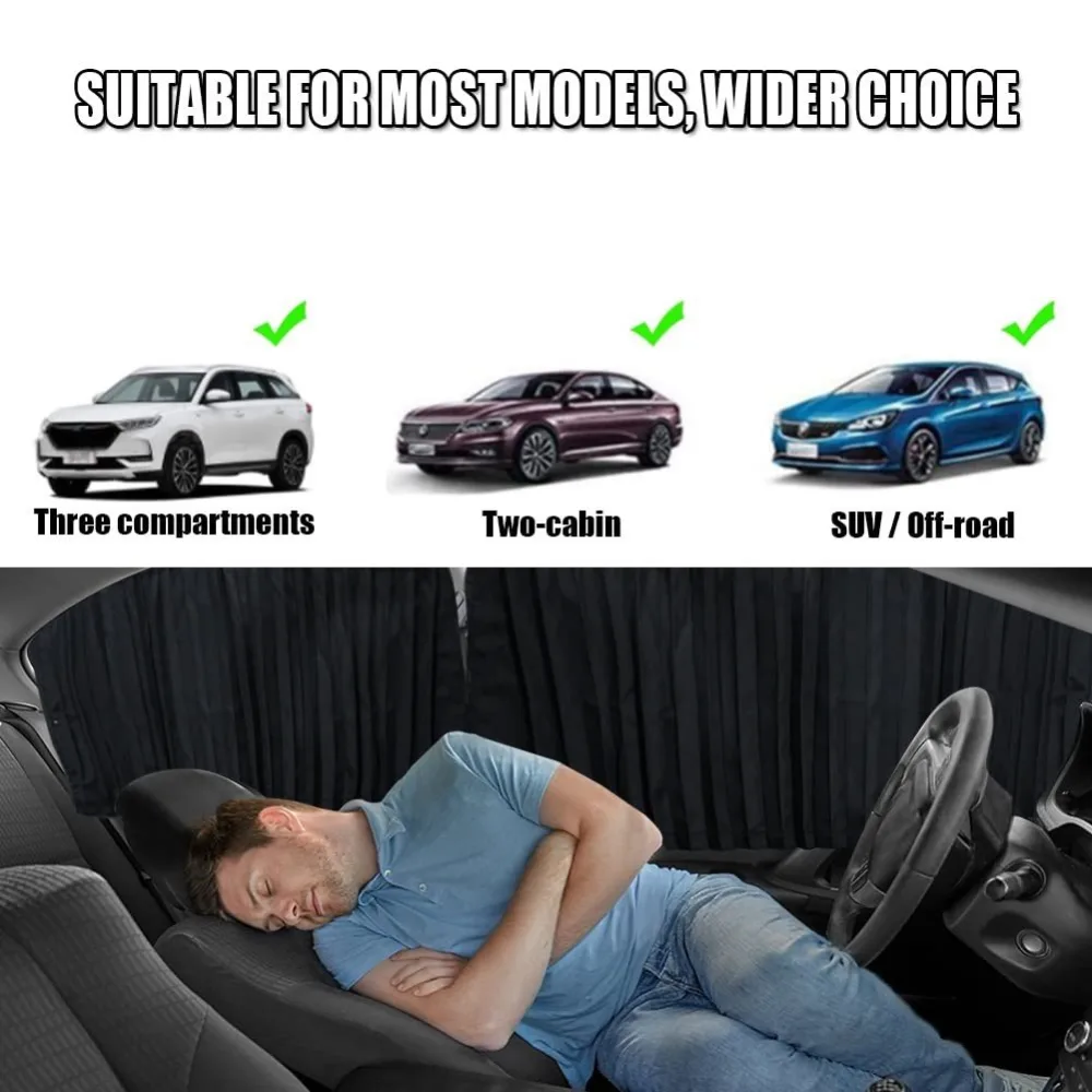 Universal Fit Magnetic Car Side Window Privacy Sunshade