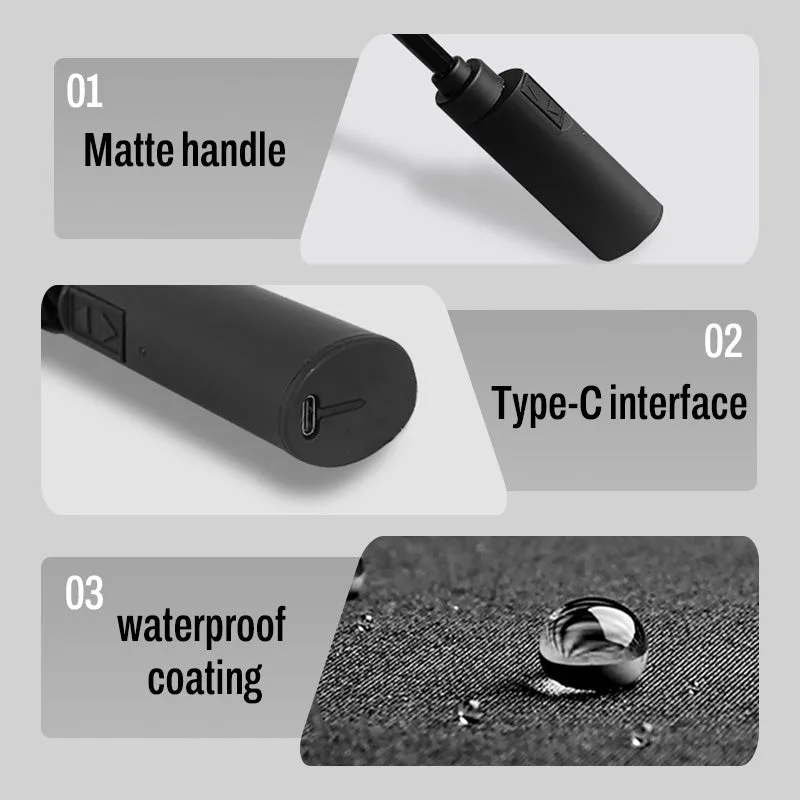 UPF 50+ Electric Auto-Open & Close SunProtection Umbrella