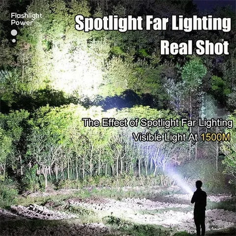USB Rechargeable Outdoor Flashlight