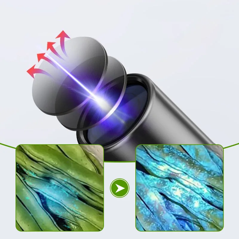 UV Black Light Flashlight for Vegetable Inspection