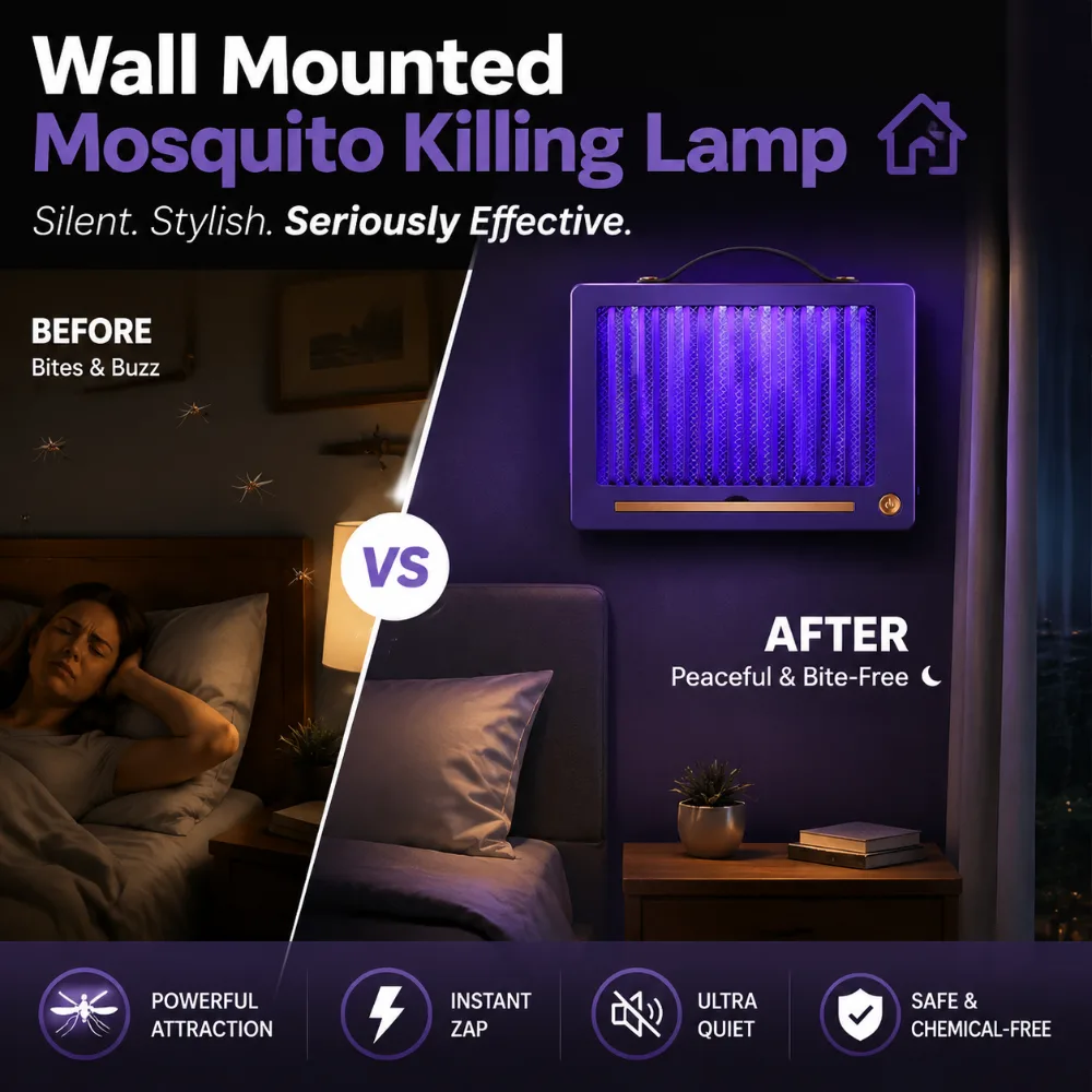 Wall Mounted Electric Mosquito Killing Lamp