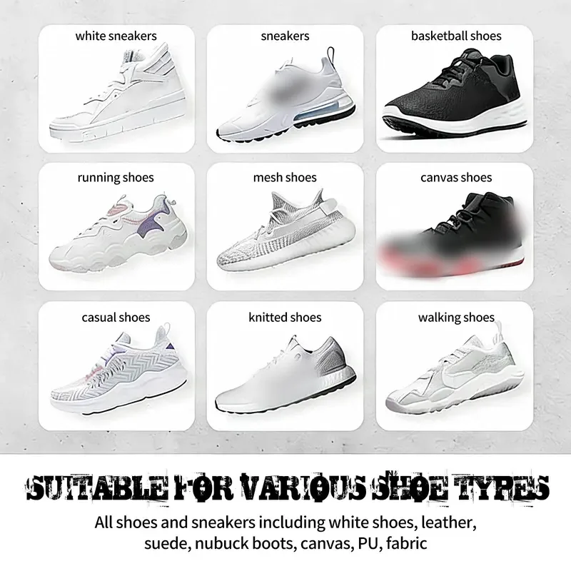Waterless White Shoe Foam Cleaner for Sneakers