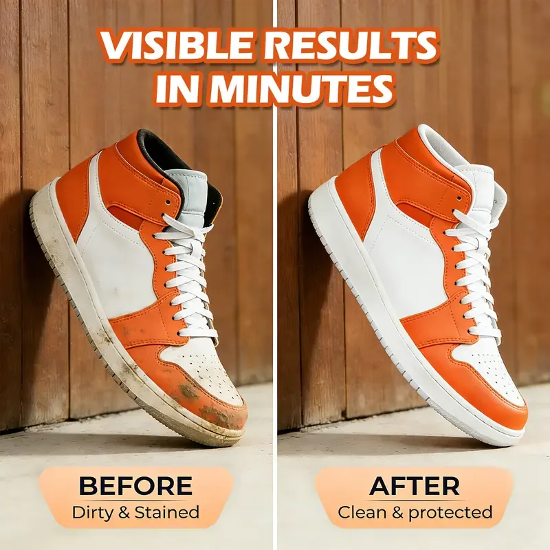 Waterless White Shoe Foam Cleaner for Sneakers