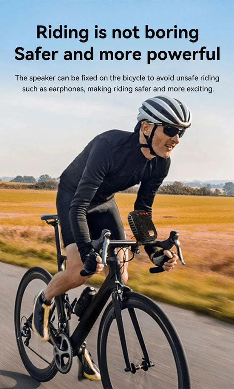 Waterproof Bicycle Bluetooth Speaker with Mounting Bracket