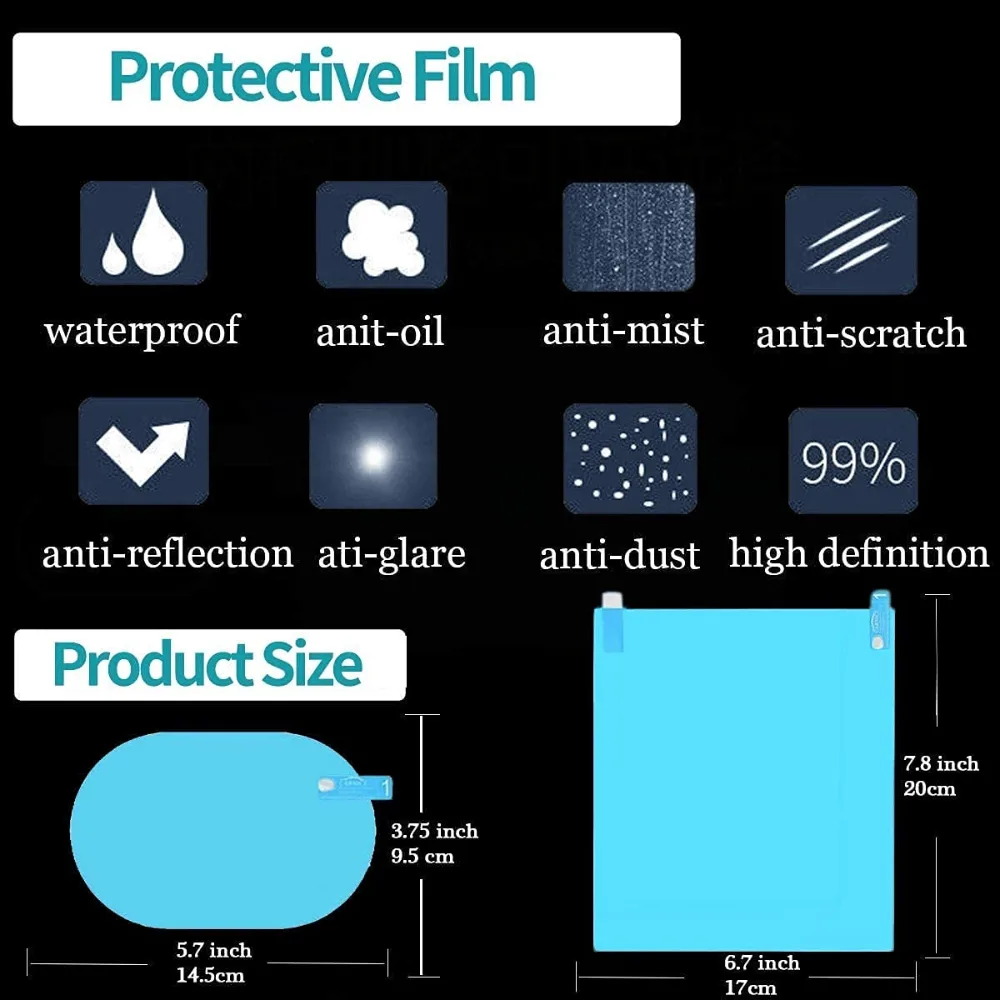 Waterproof Film For Car Rear View Mirror
