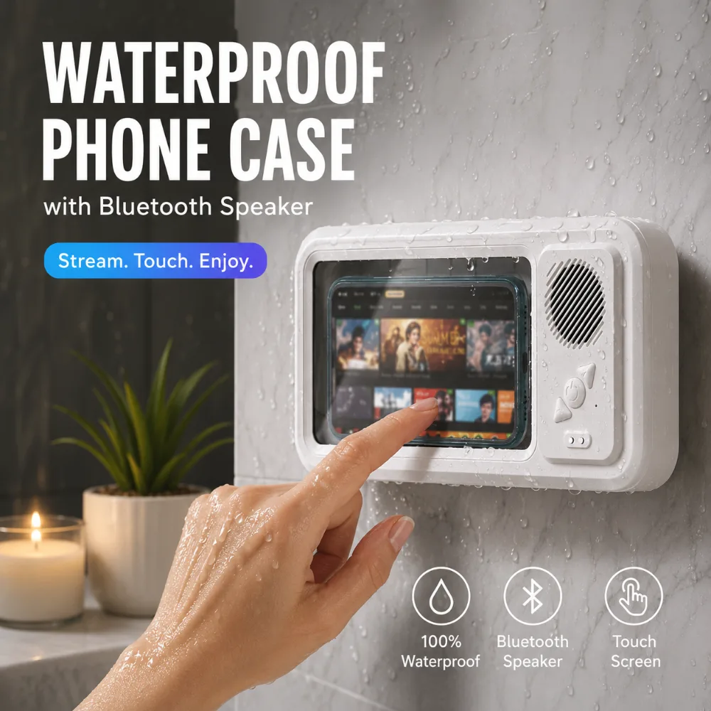 Waterproof Phone Case with Bluetooth Speaker