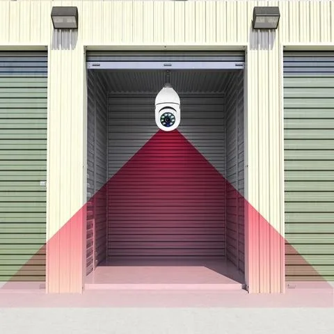 Wireless Wi-Fi Light Bulb Security Camera