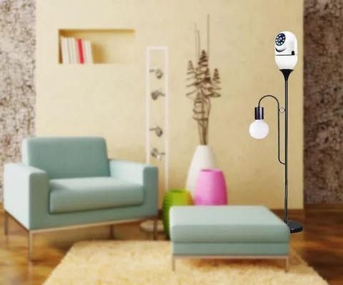 Wireless Wi-Fi Light Bulb Security Camera