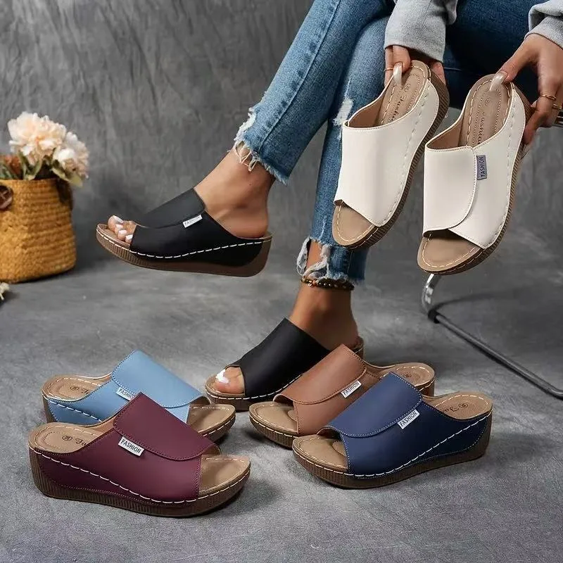 Women’s Casual Wedge Slide Sandals