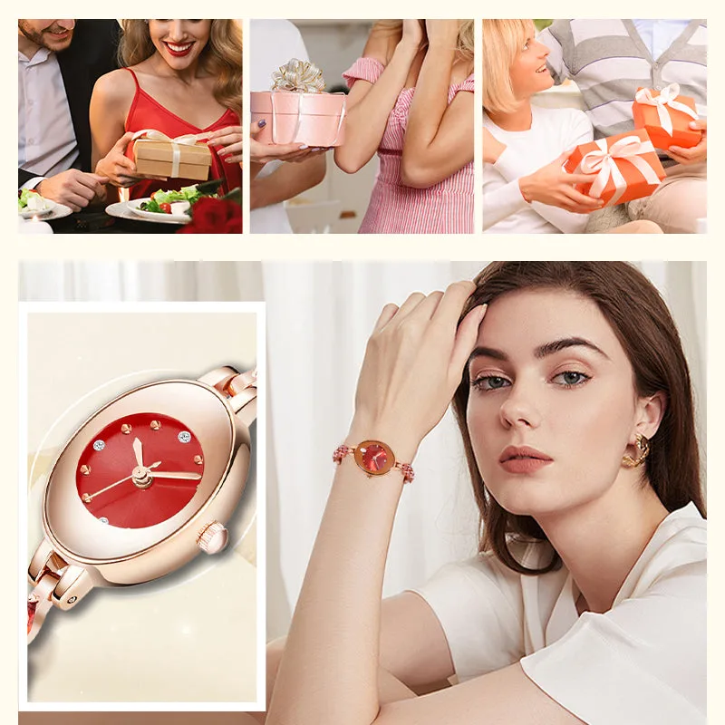 Women’s Colored Zircon Bracelet Watch