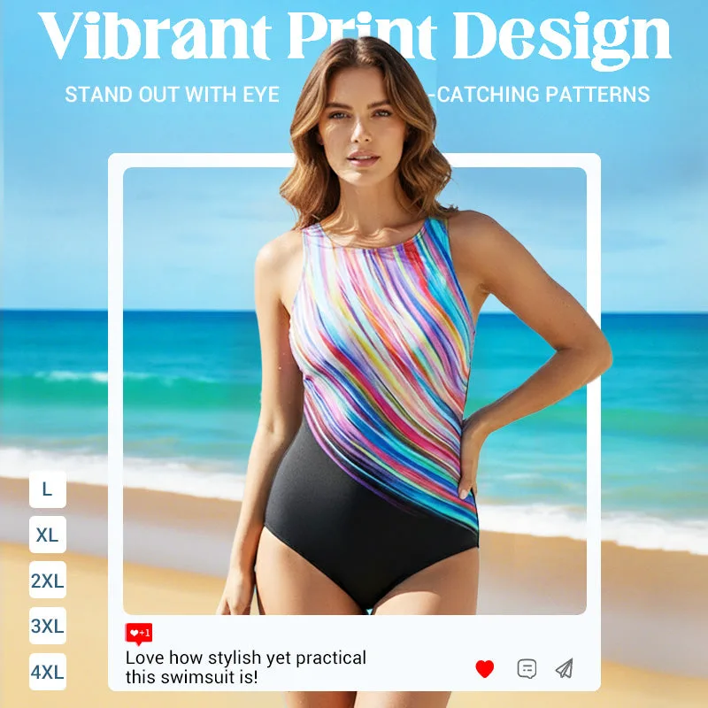 Women’s Printed One-Piece Swimsuit