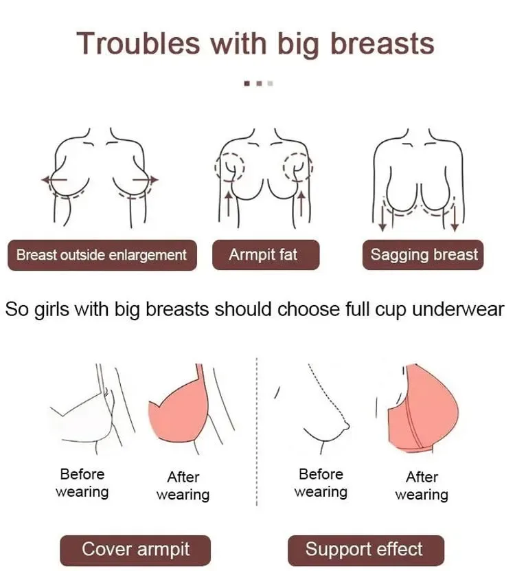 Women’s Ribbed Push-Up Adjustable Wireless Bra, Pack of 3